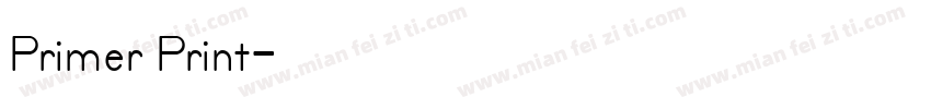 Primer Print字体转换